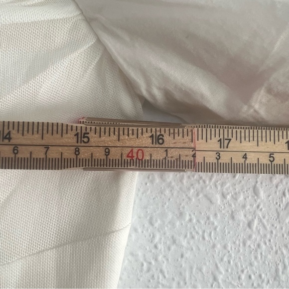 h:ours Revolve Mona Long Sleeve Cropped in White Size M - Picture 5 of 11